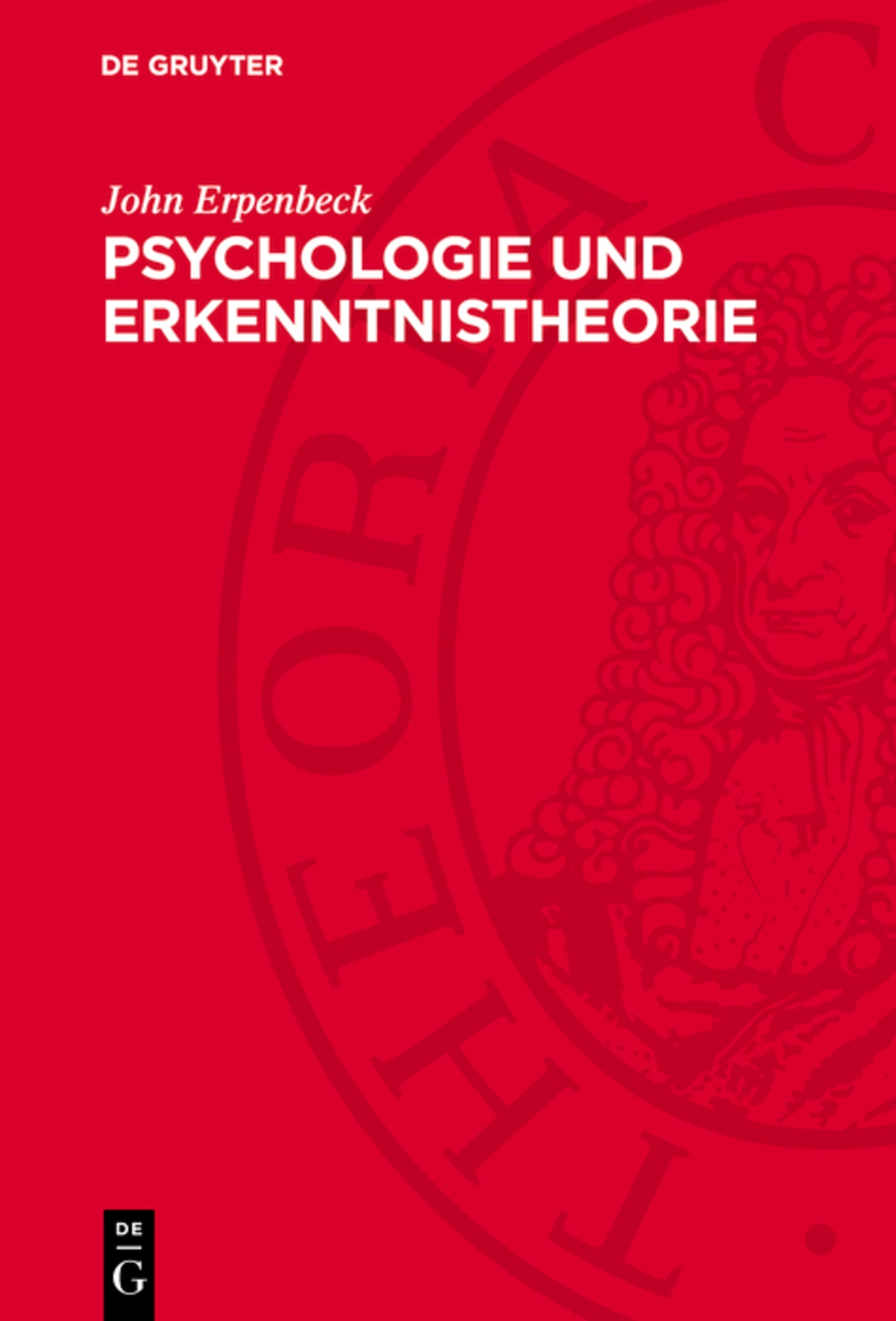 Cover image for Psychologie und Erkenntnistheorie ISBN 9783112744444